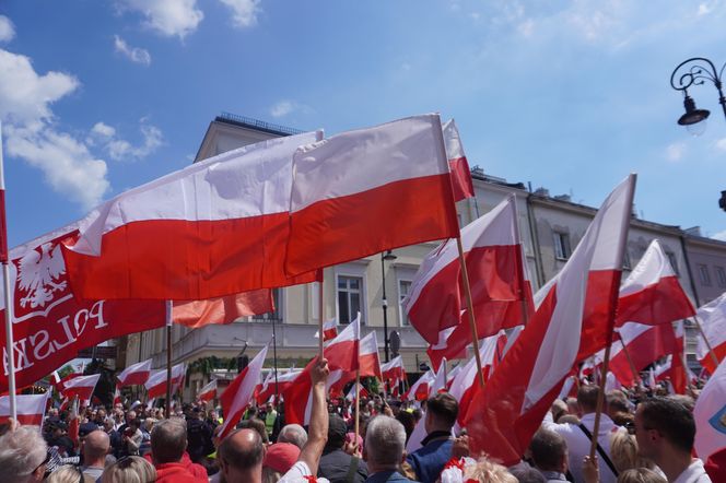 "Wielki marsz za Polską" Karola Nawrockiego 25.05.2025