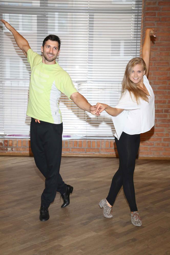 "Dancing with the Stars, Taniec z Gwiazdami" trening Agnieszki Kaczorowskiej i Rafała Maślaka