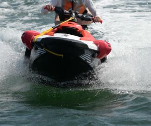 Iga Świątek na skuterze nad polskim morzem