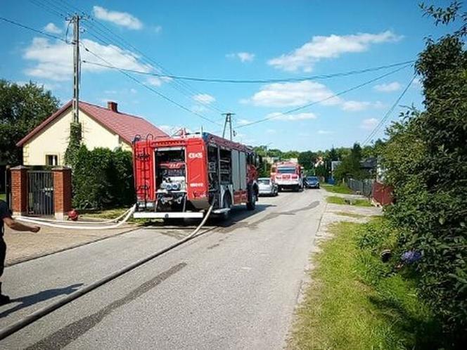 Pożar w miejscowości Brody 