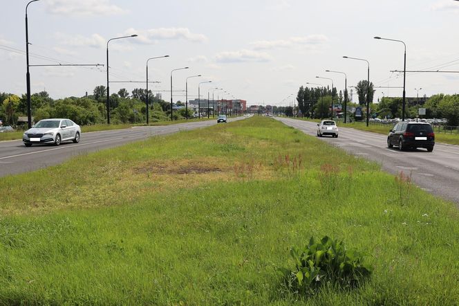 Tak wygląda al. Unii Lubelskiej w Lublinie przed przebudową (pierwsza połowa czerwca 2025)