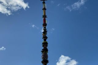 Palma wielkanocna na Rynku w Nowym Sączu