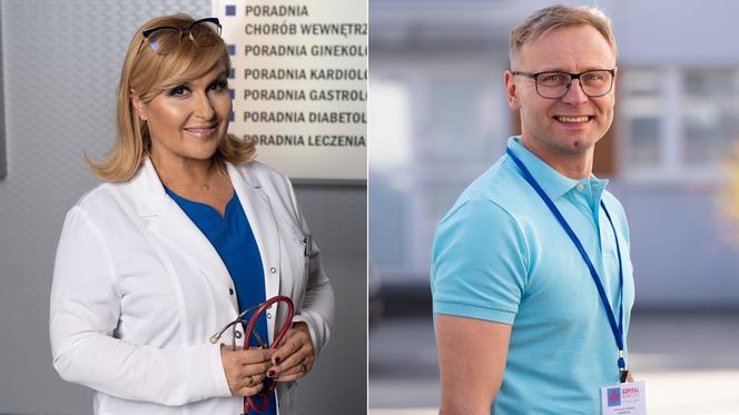 Na dobre i na złe odc. 872. Alina Fisher (Katarzyna Skrzynecka), rehabilitant Sylwester (Konrad Marszałek)
