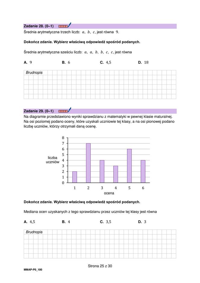 Matura 2024 - ARKUSZ CKE z matematyki (pp, nowa formuła)