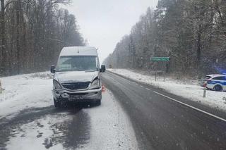 Atak zimy w woj. lubelskim. Na drogach w regionie wiele wypadków i kolizji