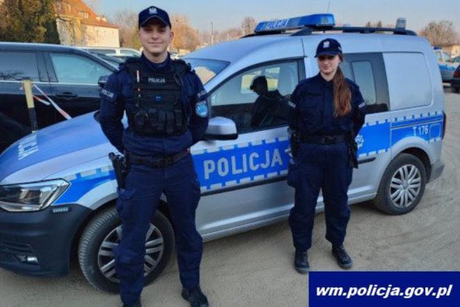 Policjanci z Olsztyna uratowali życie 39-latka