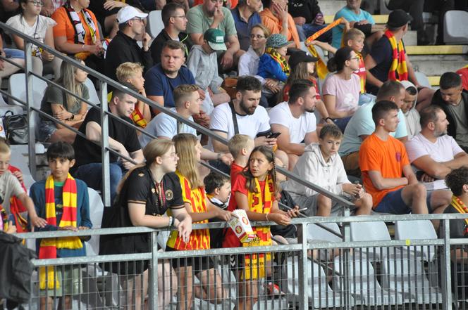 Korona Kielce - Śląsk Wrocław. Zobacz jak wyglądał doping na Suzuki Arenie