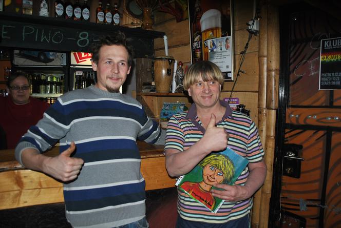 17 stycznia, Klub Paszcza Lwa. Gracjan Roztocki w Gdańsku