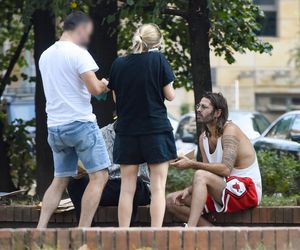 Radzimir Dębski umówił się ze znajomymi na burgera