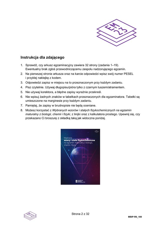 Matura 2025 - biologia