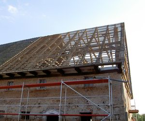 Remont domu szachulcowego w Płóczkach Górnych (Dolny Śląsk)