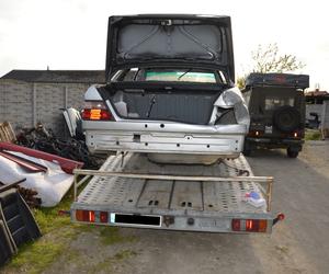 Miał na podwórku trzy mercedesy skradzione w Niemczech i silniki z 30 aut