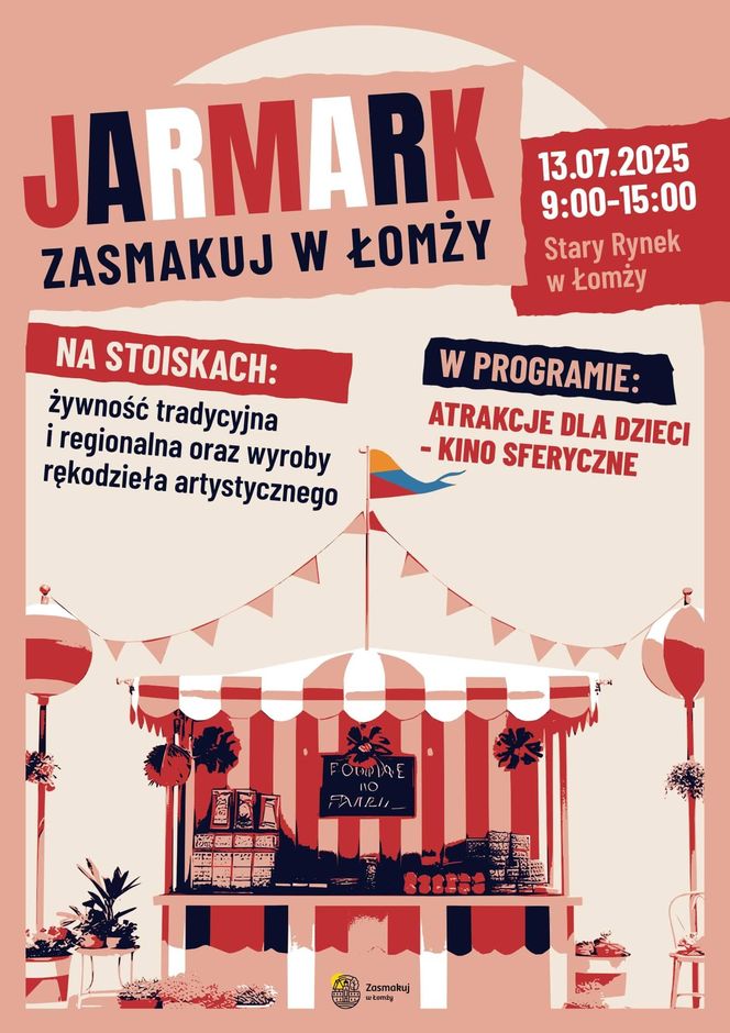 Jarmark Zasmakuj w Łomży już w najbliższą niedzielę - będą dodatkowe atrakcje