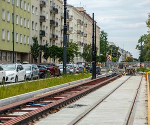 Budowa tramwaju na Rakowieckiej w Warszawie