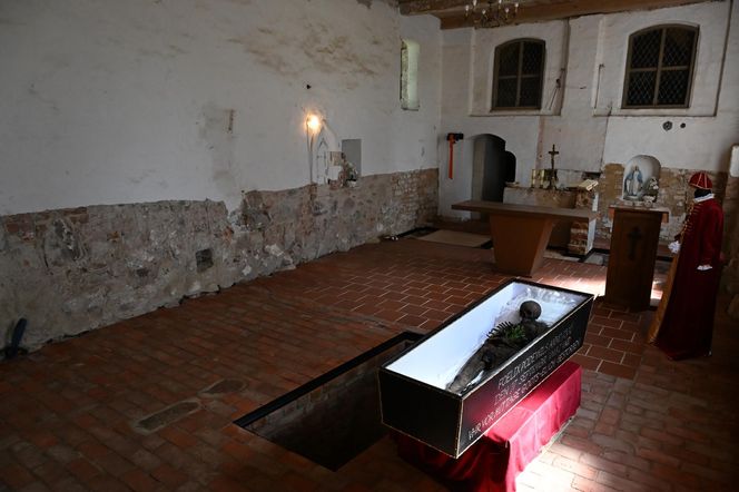 Mumia szlachcica odkryta w Komorowie