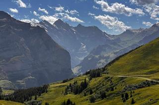 Tomasz Krzan na biegu w Szwajcarii