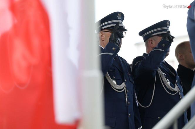 Uroczyste ślubowanie 69 nowych policjantów  w Oddziale Prewencji Policji w Katowicach