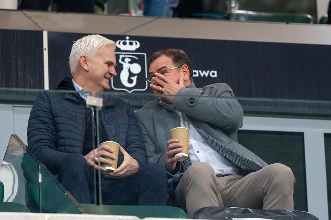 Jan Urban i Jacek Magiera przyłapani na Legii