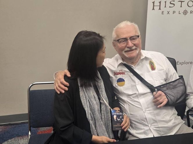 Lech Wałęsa w USA