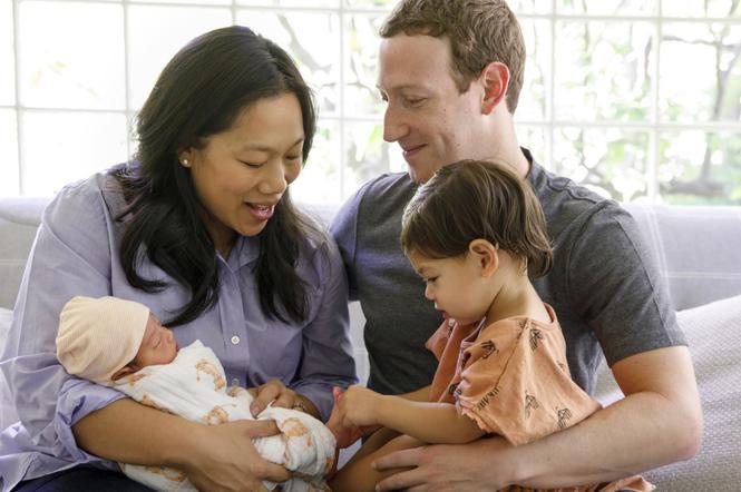 Mark Zuckerber, Priscilla Chan i ich druga córka, August