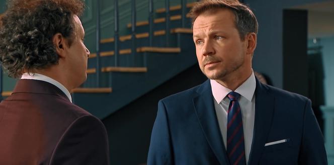 Barwy szczęścia odc. 2692. Bruno (Lesław Żurek), Rafał Zaborski (Wojciech Solarz)