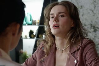 M jak miłość odc. 1839. Franka (Dominika Kachlik), Kinga (Katarzyna Cichopek)