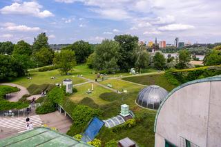 Ogród na dachu BUW w Warszawie