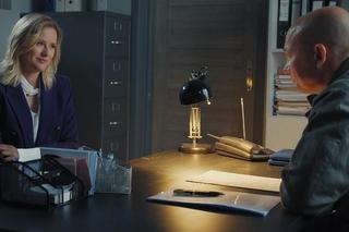 M jak miłość odc. 1753. Julia Malicka (Marta Chodorowska), podkomisarz Paweł Zięba (Cezary Jankowski)