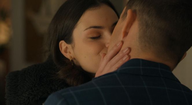 Barwy szczęścia, odcinek 3164. Weronika (Maria Świłpa), Błażej (Piotr Ligienza)