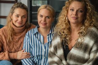 Przyjaciółki 21 sezon. Anka (Magdalena Stużyńska), Patrycja (Joanna Liszowska), Inga (Małgorzata Socha)