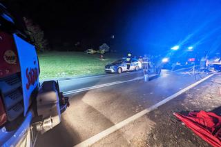 Tragiczny wypadek w Cieniawie. Nie żyje młody motocyklista