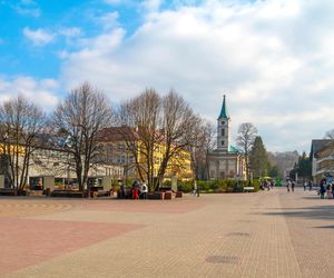 Most kolejowy nad doliną Łabajowa w Wiśle