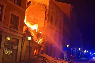 Runęła kamienica w Cieszynie. Trwa akcja ratownicza