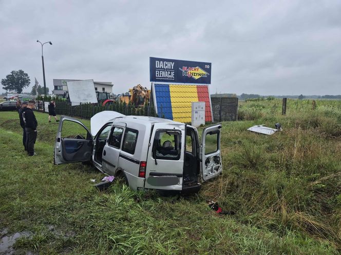 Wypadek na DK-63 pod Wiśniewem
