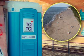 Szok! Ktoś ukradł toaletę z plaży w popularnym kurorcie! Burmistrz prosi o zwrot kibelka