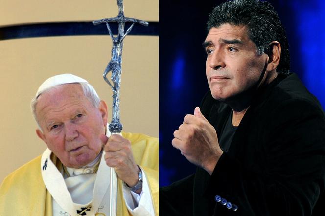 Diego Maradona/Jan Paweł II