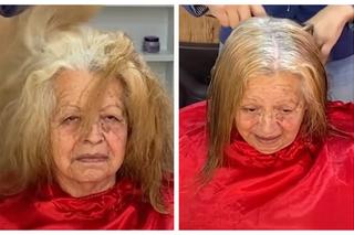 Oszałamiająca metamorfoza 77-letniej kobiety przed ślubem. Jej fryzjer i makijażysta to cudotwórcy! Panna młoda aż podskoczyła z wrażenia