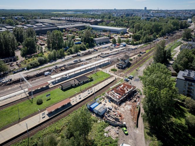 Przebudowa węzła kolejowego w Katowicach - sierpień 2025