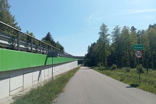 Jezioro Komosa obok miejscowości Krasne na Podlasiu