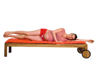 Ćwiczenia na leżaku w ciąży 7