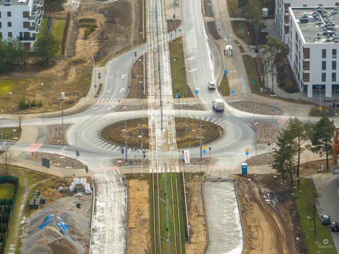 Na toruńskim osiedlu Jar powstaną nowe drogi. Zdjęcia z terenu inwestycji