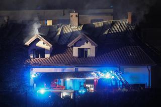 Pożar sali weselnej w Pruszkowie