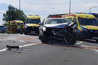 Cztery osoby ciężko ranne, wezwano dwa śmigłowce LPR