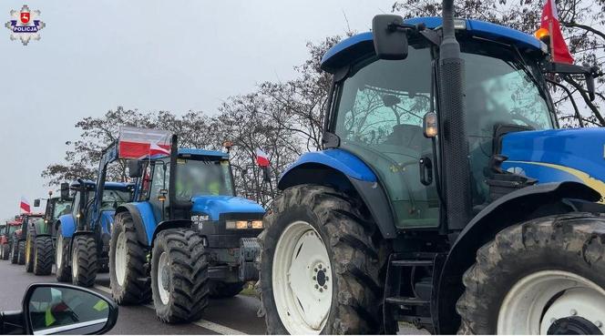 Strajk rolników w woj. lubelskim (20.03.2024)