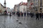 Protest pracowników sądów we Wrocławiu