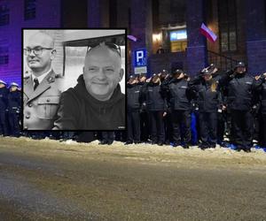 Zawyły syreny alarmowe. Dolny Śląsk oddał hołd zamordowanym policjantom