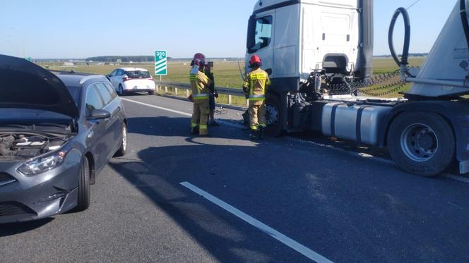 Wypadek na S5 koło Leszna. Jedna osoba poszkodowana