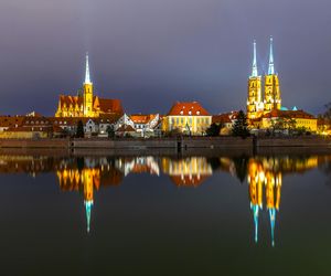 Wrocław nocą