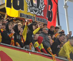 Korona Kielce - Lech Poznań. Zdjęcia kibiców na Exbud Arenie