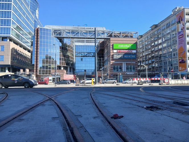 Budowa tramwaju na ul. Rakowieckiej w Warszawie